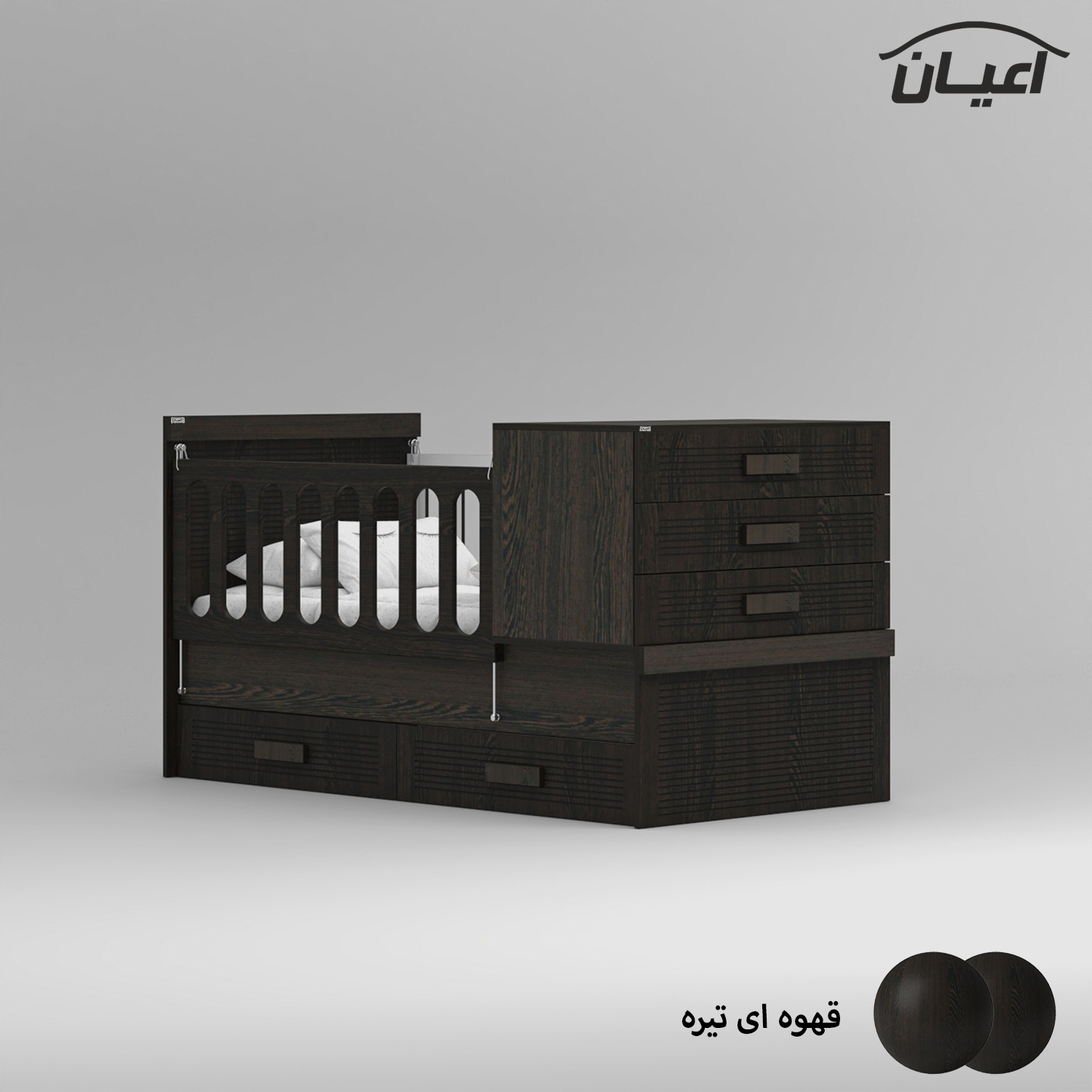 تختخواب کودک اعیان مدل FH902 سایز 180×80 سانتی متر
