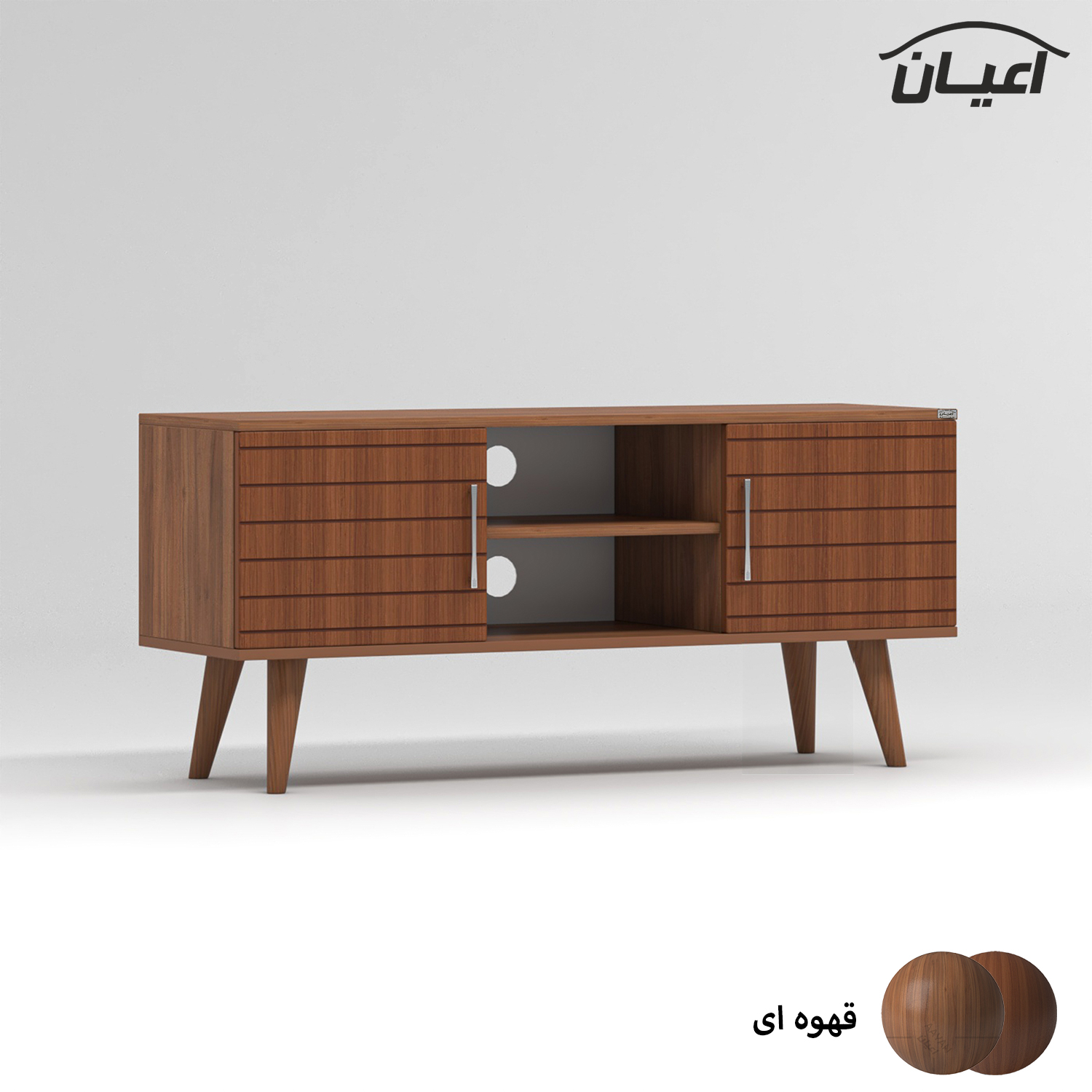 میز تلویزیون اعیان مدل FH885 مناسب برای تلویزیون تا 52 اینچ