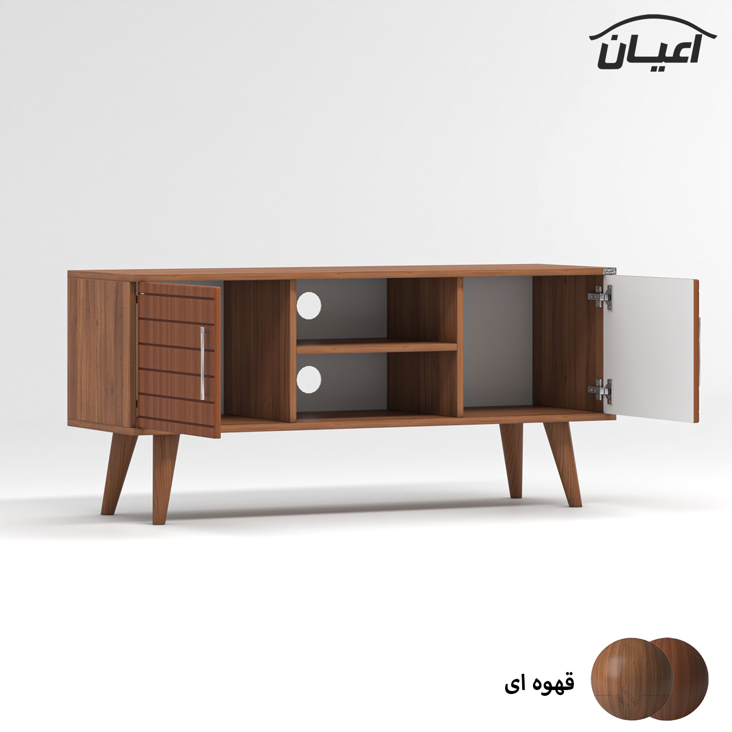 میز تلویزیون اعیان مدل FH885 مناسب برای تلویزیون تا 52 اینچ