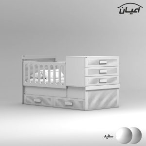 تختخواب کودک اعیان مدل FH902 سایز 180×80 سانتی متر