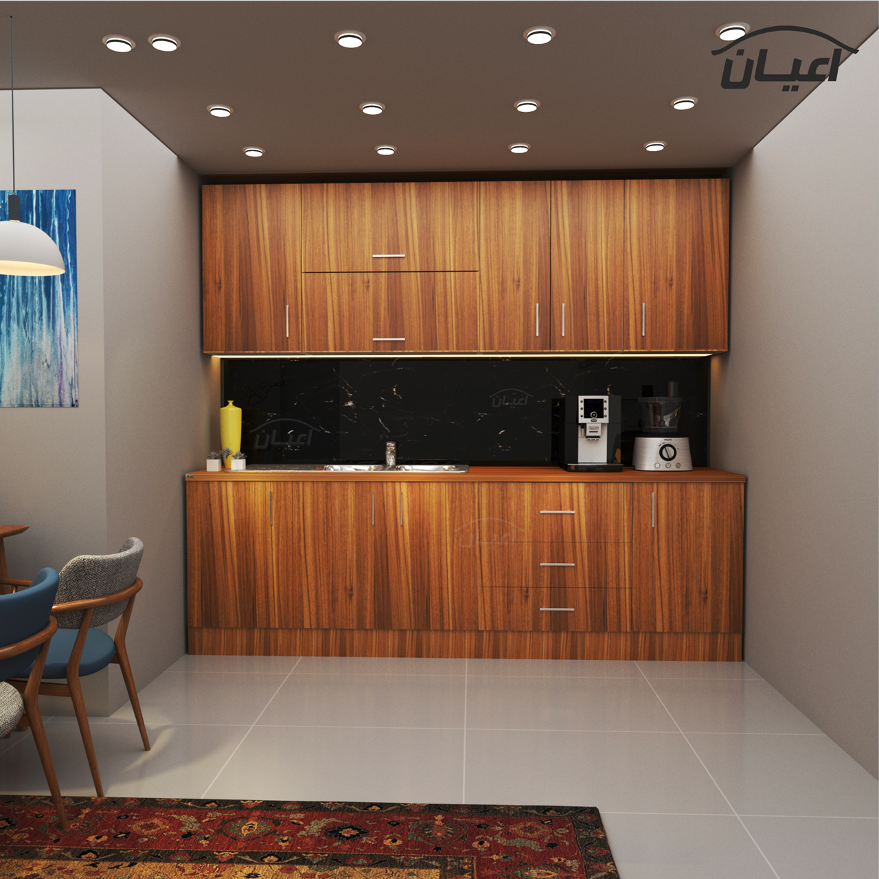 کابینت آشپزخانه اعیان مدل FH CL15