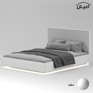 تخت خواب ملامینه دو نفره اعیان مدل FH917 سایز 160×200 سانتی متر