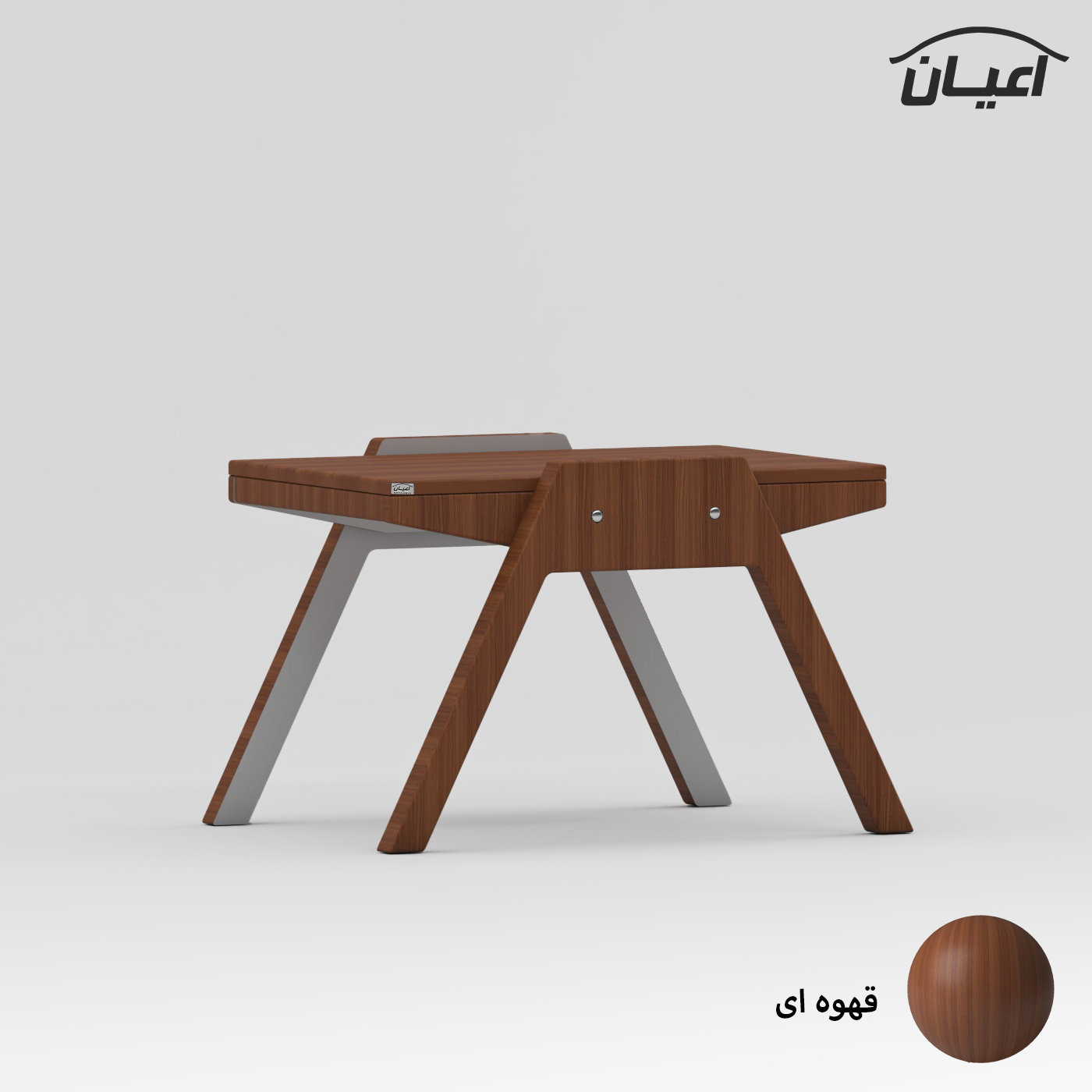 میز عسلی مستطیلی اعیان مدل FH889 مجموعه سه عددی