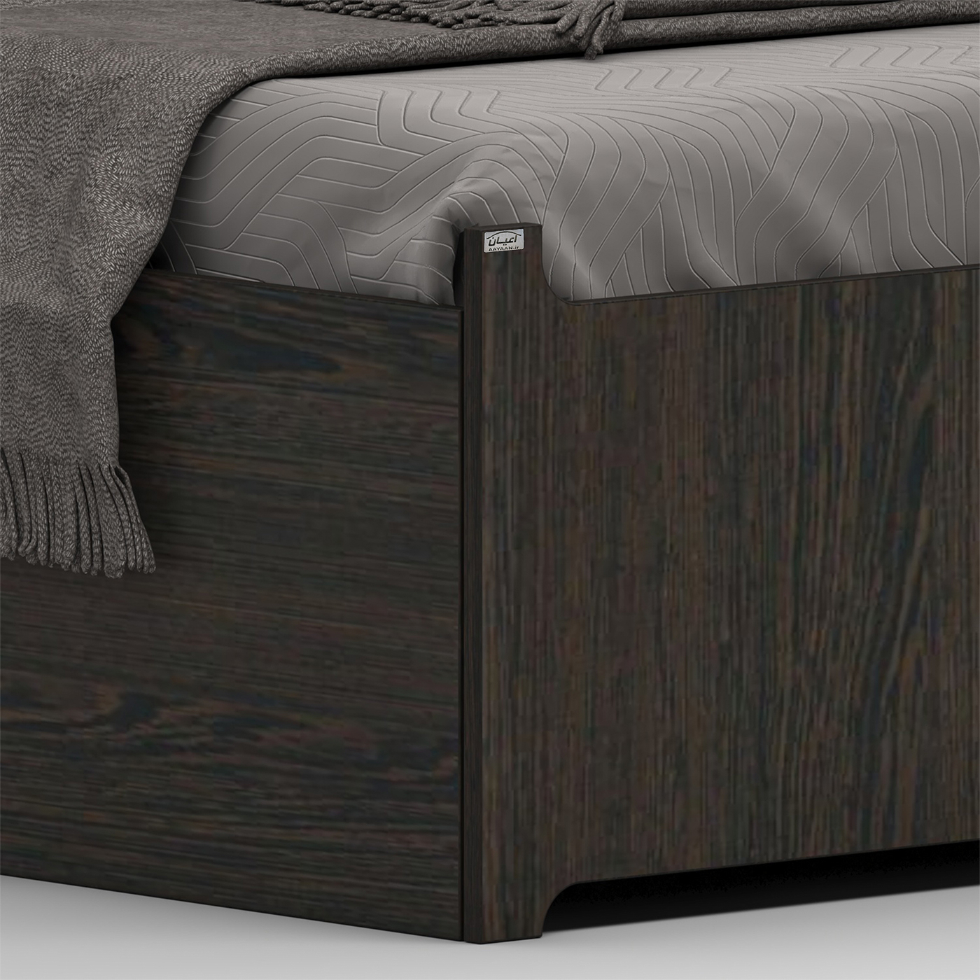 تخت خواب ملامینه یک نفره اعیان مدل FH951 سایز 120x200 سانتی متر