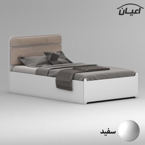 تخت خواب ملامینه یک نفره اعیان مدل FH951 سایز 120×200 سانتی متر