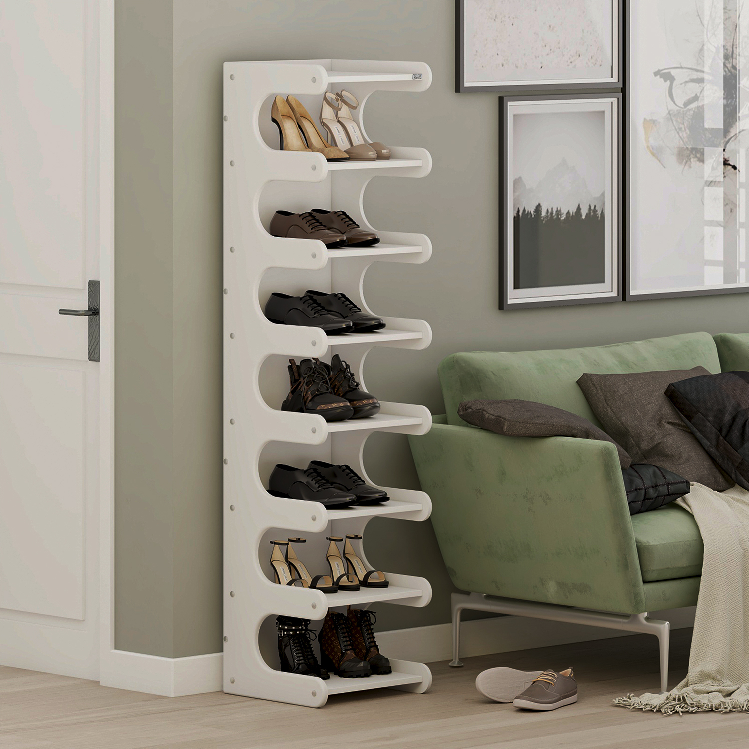 جاکفشی هشت طبقه اعیان مدل FH898