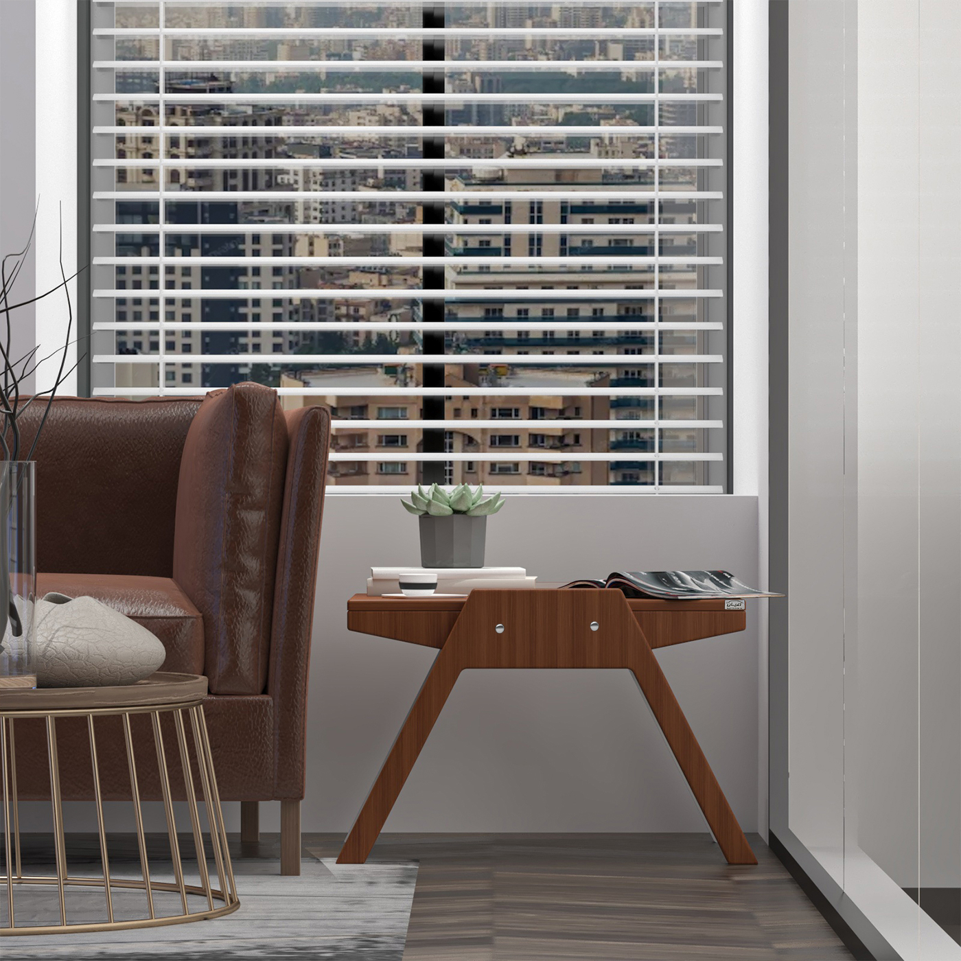 میز عسلی مستطیلی اعیان مدل FH889 مجموعه سه عددی