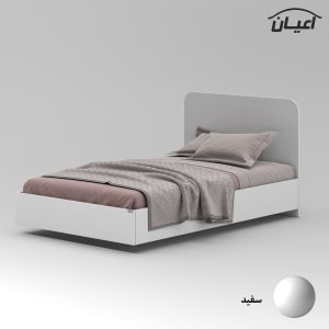 تخت خواب ملامینه یک نفره اعیان مدل FH912 سایز 120×200 سانتی متر