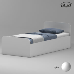 تخت خواب ملامینه یک نفره اعیان مدل FH931 سایز 90×200 سانتی متر