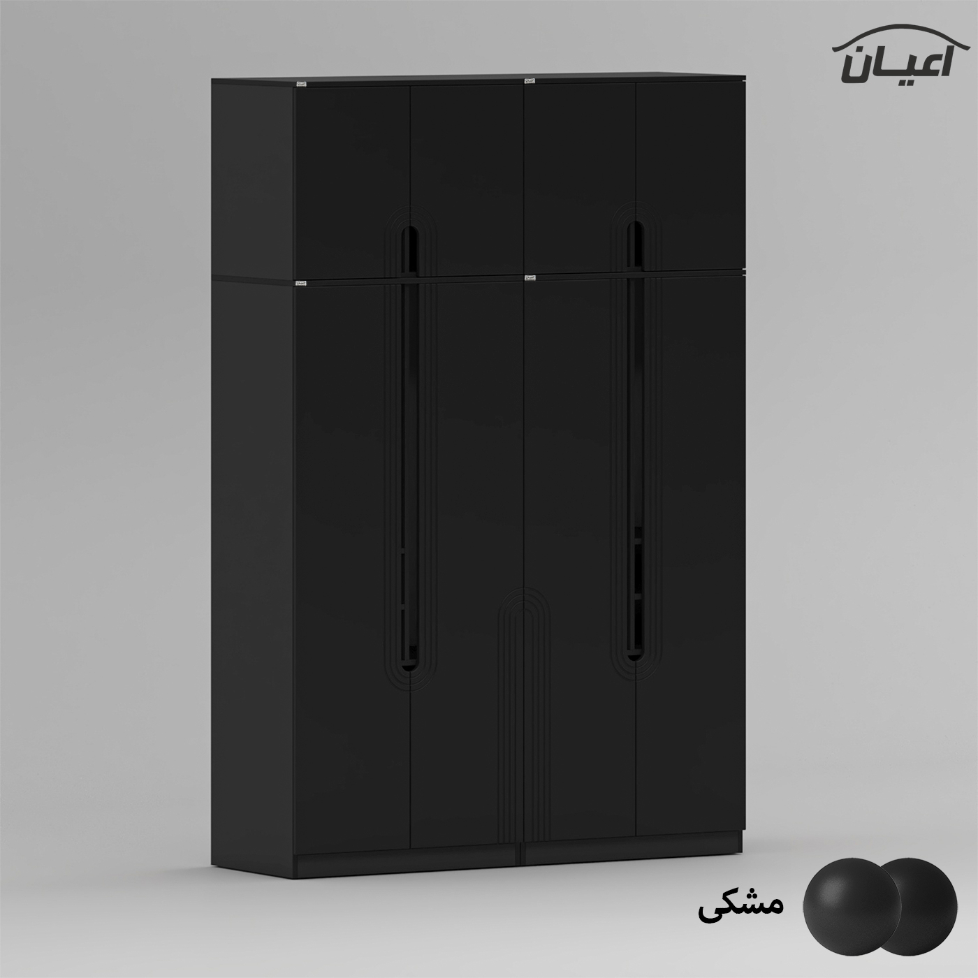 کمد لباس اعیان مدل FH965 طول 160 سانتی متر مجموعه چهار عددی