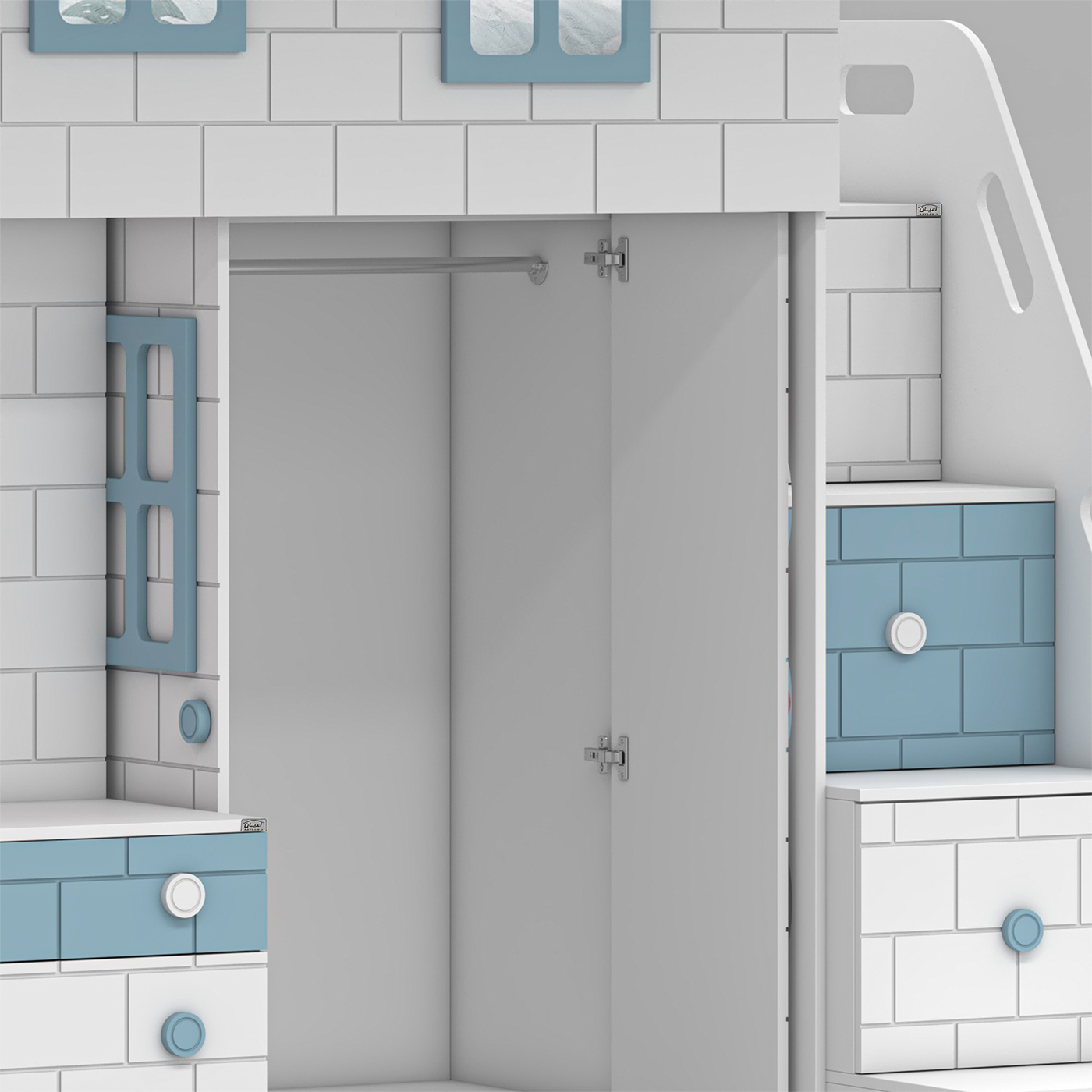 تخت خواب ام دی اف یک نفره اعیان مدل FH926 سایز 90x200 سانتی متر