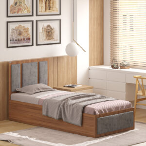 تخت خواب ملامینه نوجوان اعیان مدل FH961 سایز 80x180 سانتی متر