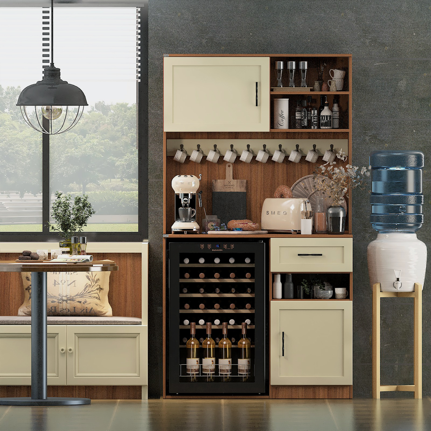 کنسول اعیان مدل کافه بار کد FH946 طول 110 سانتی متر