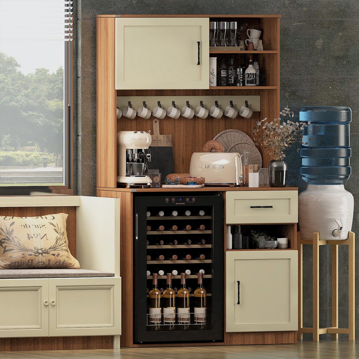 کنسول اعیان مدل کافه بار کد FH946 طول 110 سانتی متر