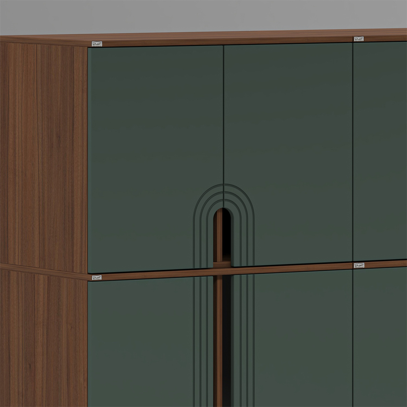 کمد لباس اعیان مدل FH965 طول 160 سانتی متر مجموعه چهار عددی