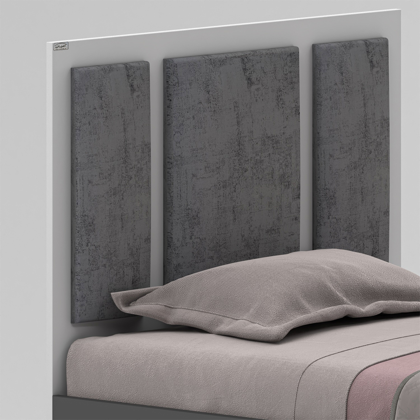 تخت خواب ملامینه نوجوان اعیان مدل FH961 سایز 80x180 سانتی متر