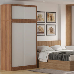 کمد لباس چندمنظوره اعیان مدل FH963 طول 120 سانتی متر مجموعه دو عددی