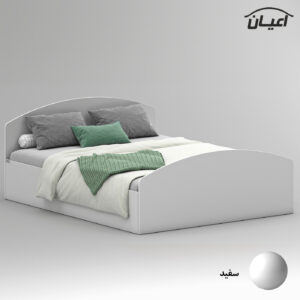 تخت خواب ملامینه دو نفره اعیان مدل FH973 سایز 160×200 سانتی متر