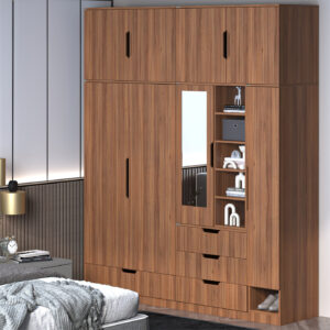 کمد لباس چندمنظوره اعیان مدل FH962 طول 200 سانتی متر مجموعه شش عددی