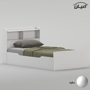 تخت‌خواب ملامینه یک و نیم نفره اعیان مدل FH987 سایز 120 * 200 سانتی‌متر