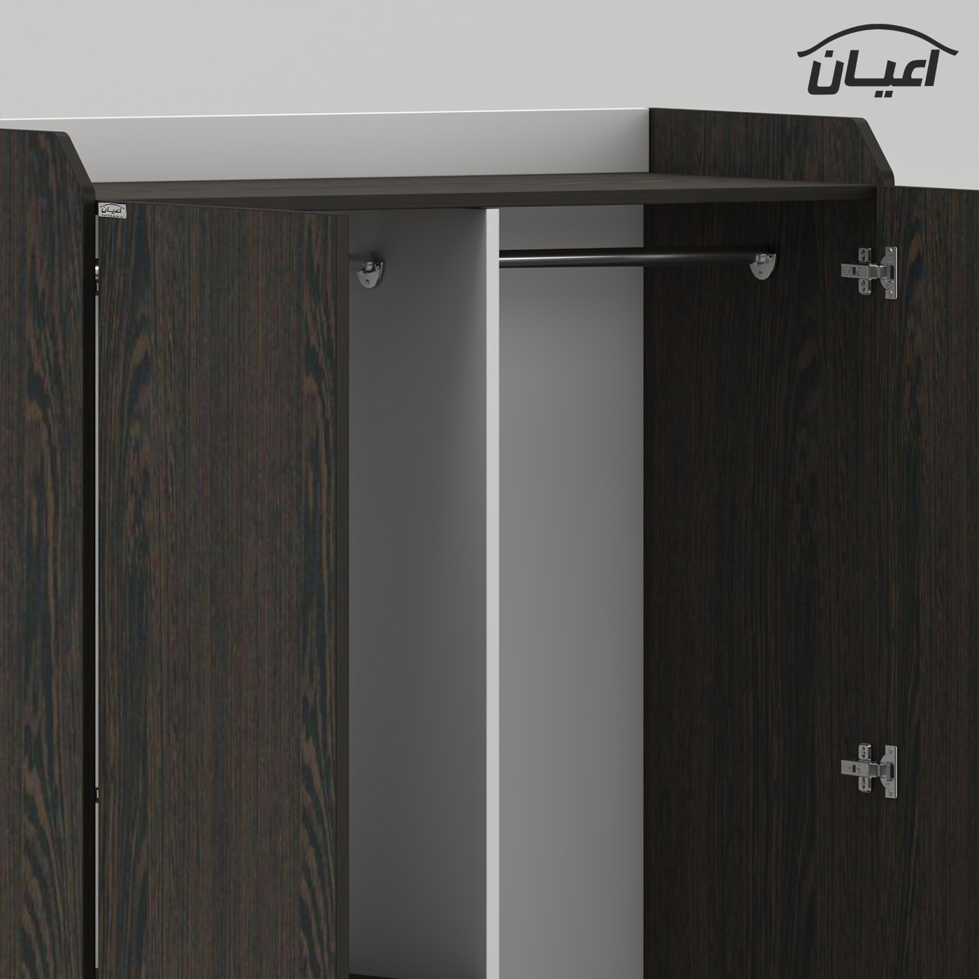 سرویس خواب ملامینه دو نفره اعیان مدل FH998 سایز 160x200 سانتی متر مجموعه 6 عددی