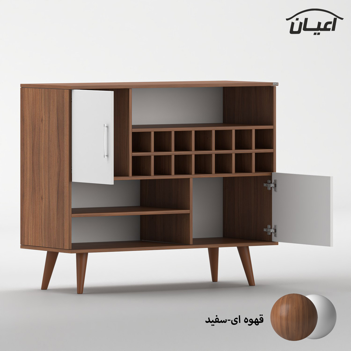 کنسول اعیان مدل کافه بار کد FH974 طول 120 سانتی متر