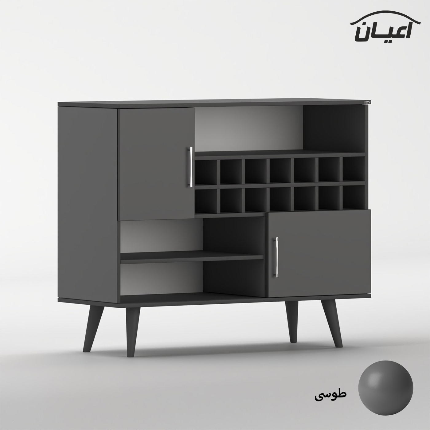 کنسول اعیان مدل کافه بار کد FH974 طول 120 سانتی متر