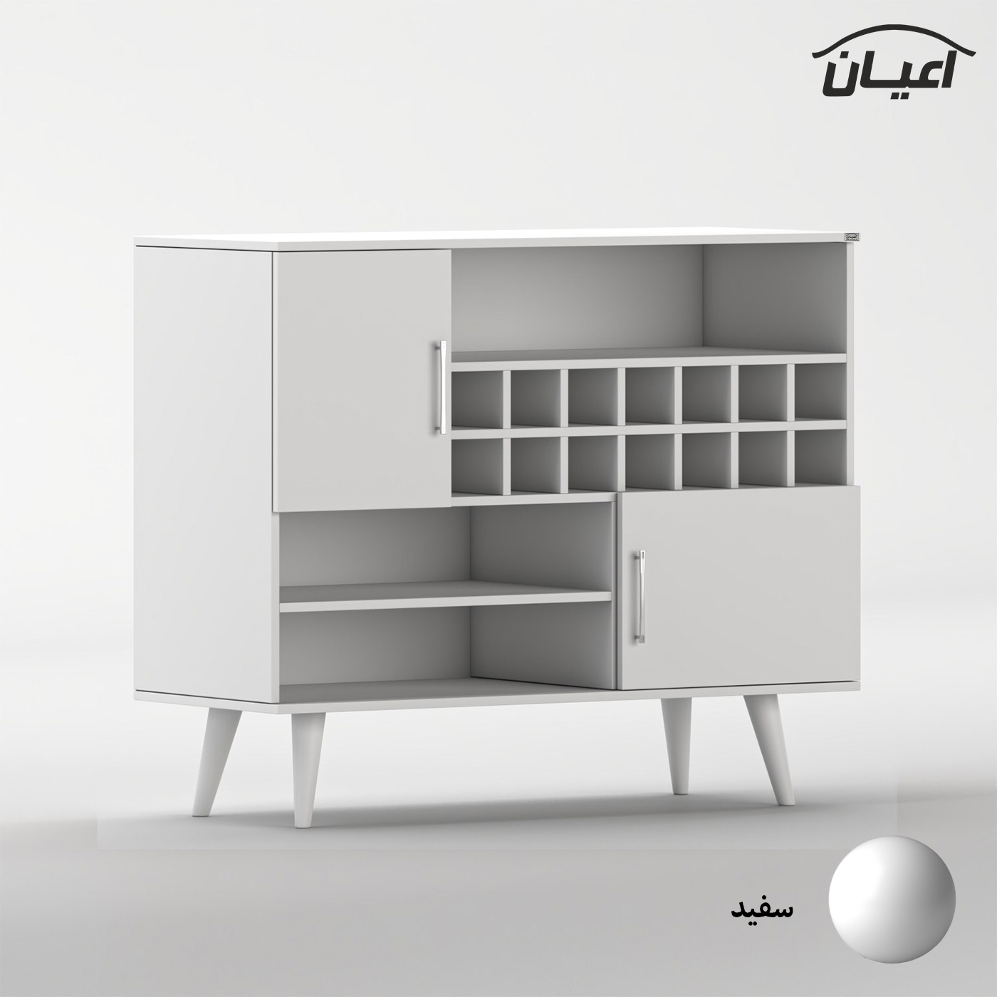 کنسول اعیان مدل کافه بار کد FH974 طول 120 سانتی متر