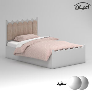 تخت خواب ام دی اف یک نفره اعیان مدل FH955 سایز 120×200 سانتی متر