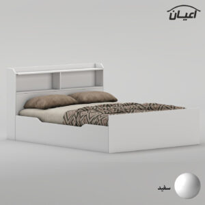 تخت‌خواب ملامینه دو نفره اعیان مدل FH988 سایز 160 * 200 سانتی‌متر
