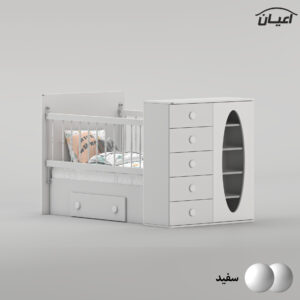 تختخواب کودک اعیان مدل FH1022 سایز 130 × 70