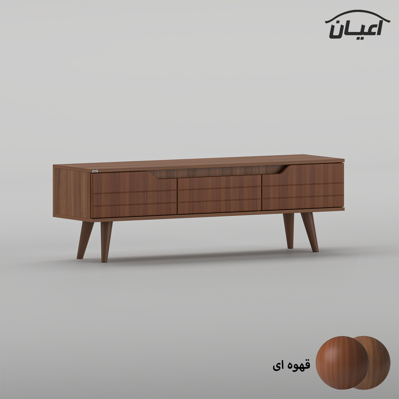 میز تلویزیون اعیان مدل FH1023 مناسب برای تلویزیون تا 55 اینچ