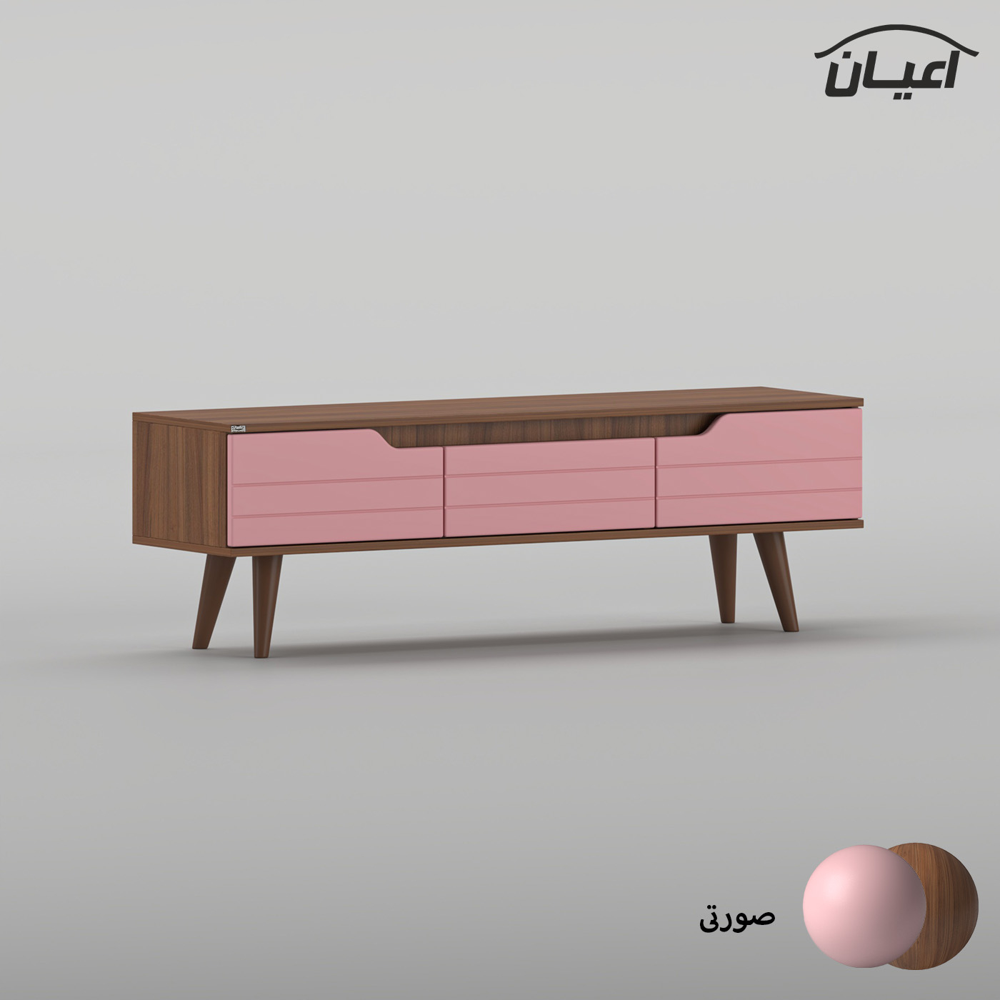 میز تلویزیون اعیان مدل FH1023 مناسب برای تلویزیون تا 55 اینچ