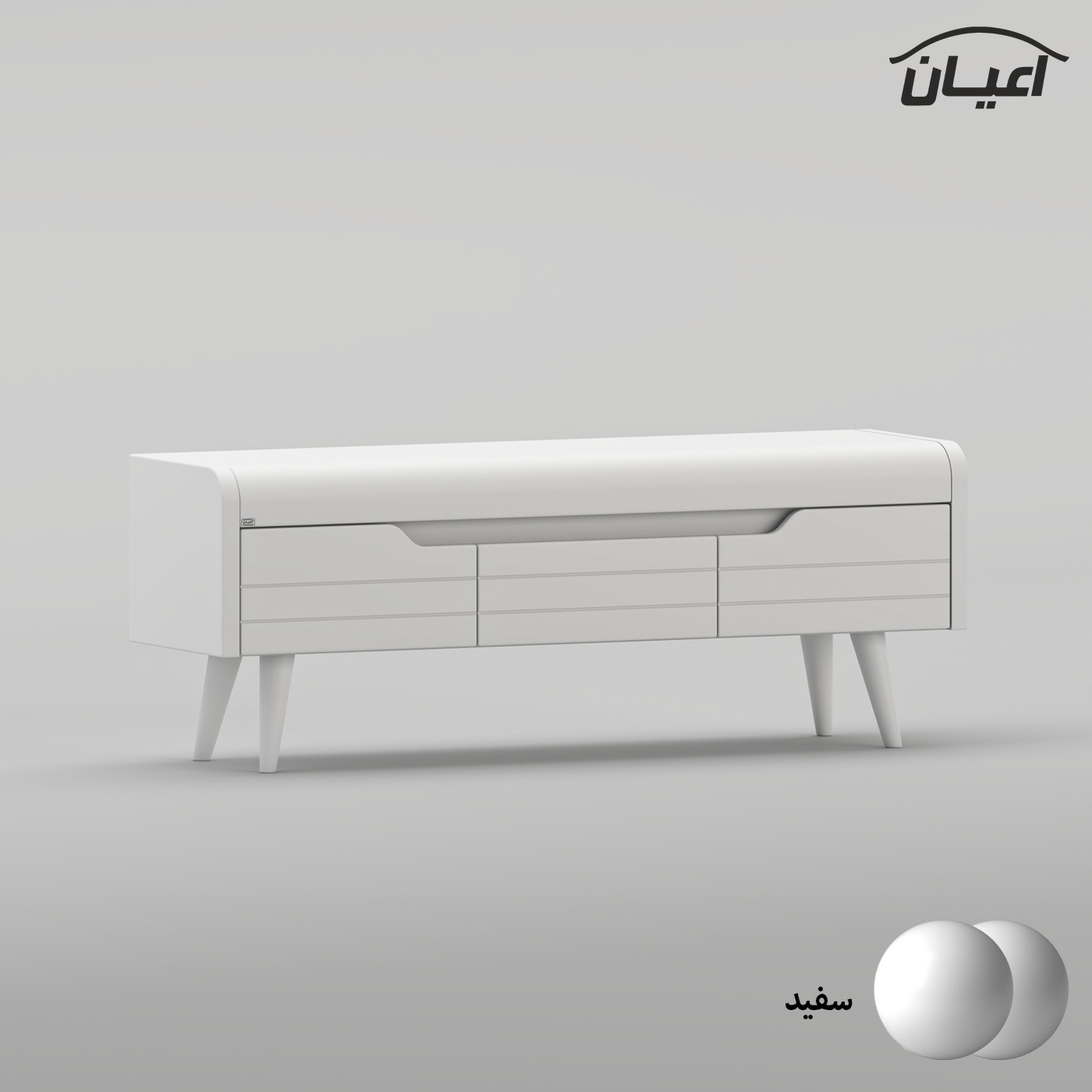 میز تلویزیون اعیان مدل FH1025 مناسب برای تلویزیون تا 55 اینچ