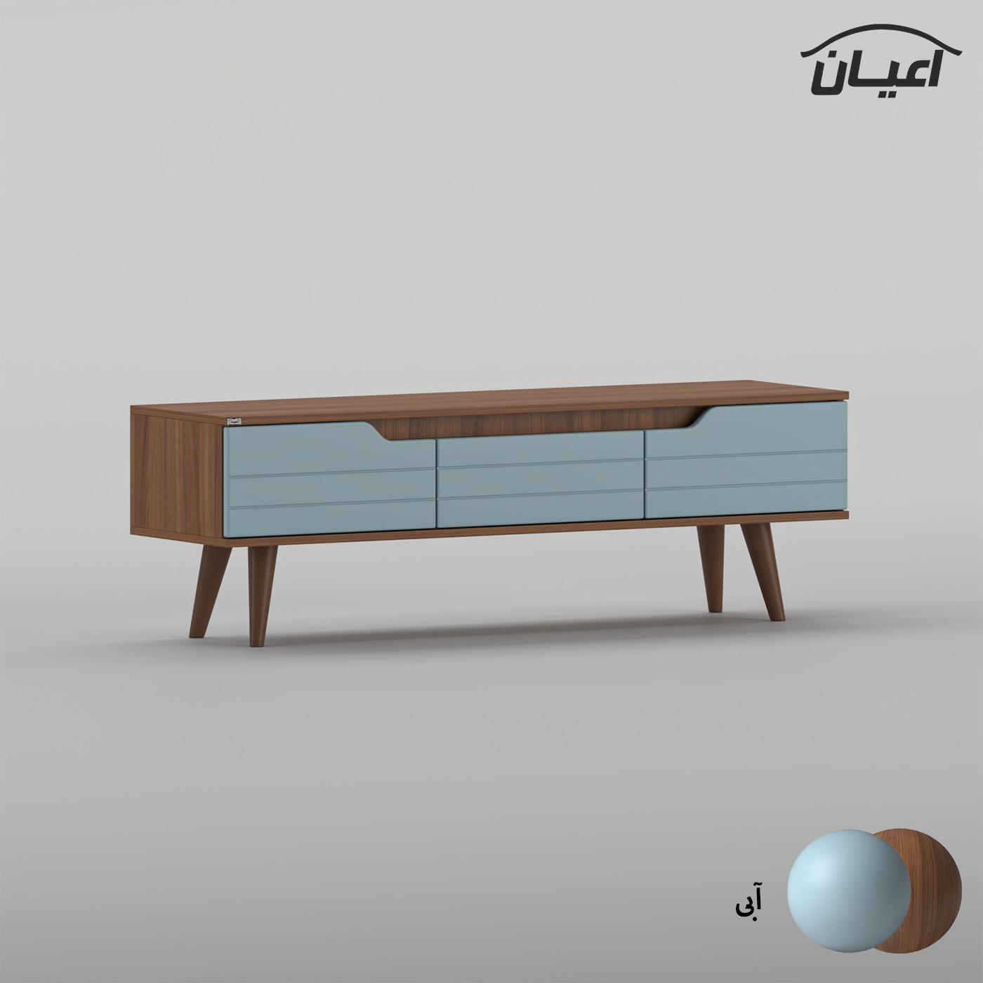 میز تلویزیون اعیان مدل FH1023 مناسب برای تلویزیون تا 55 اینچ
