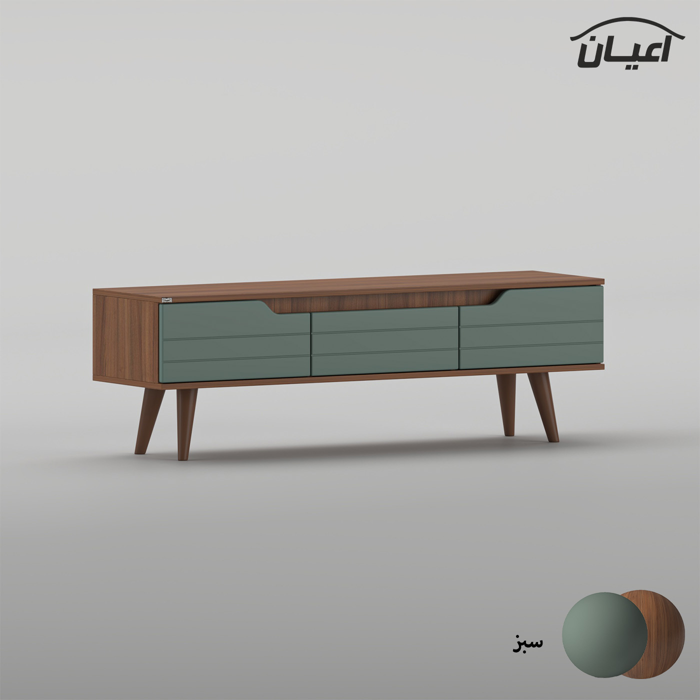 میز تلویزیون اعیان مدل FH1023 مناسب برای تلویزیون تا 55 اینچ
