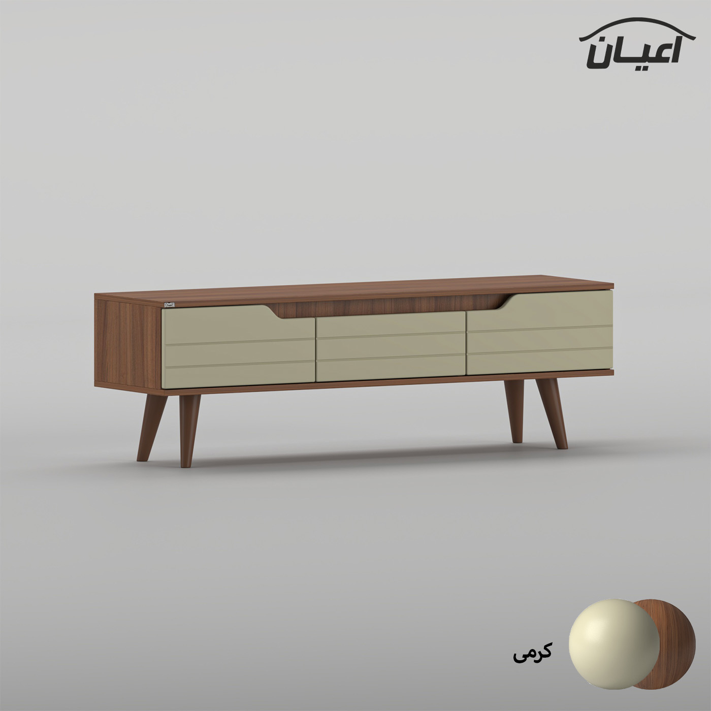 میز تلویزیون اعیان مدل FH1023 مناسب برای تلویزیون تا 55 اینچ