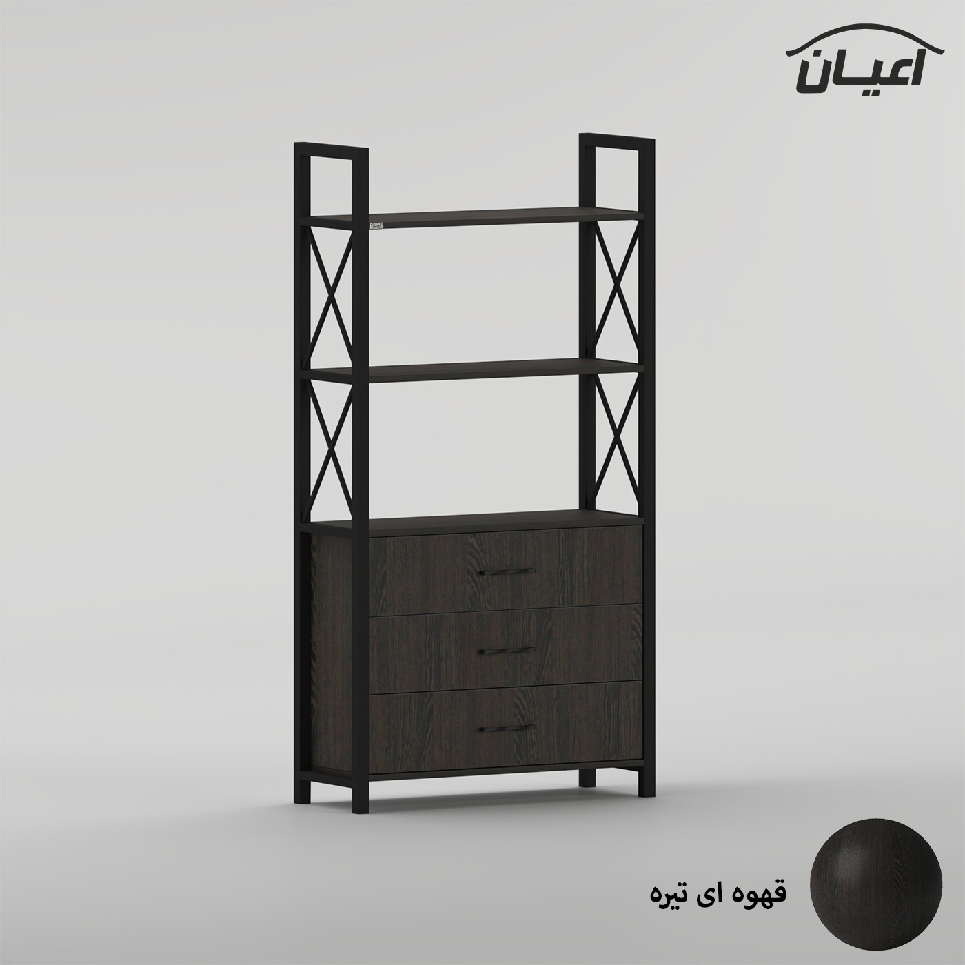 کتابخانه 3 طبقه اعیان مدل FH1060