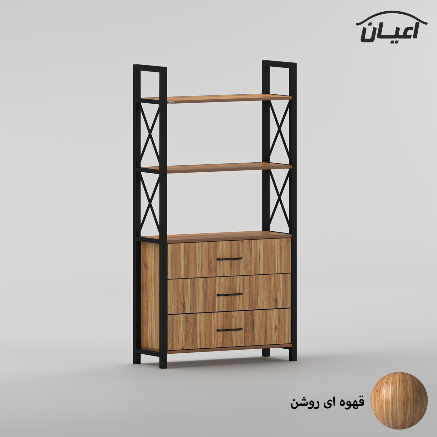 کتابخانه 3 طبقه اعیان مدل FH1060