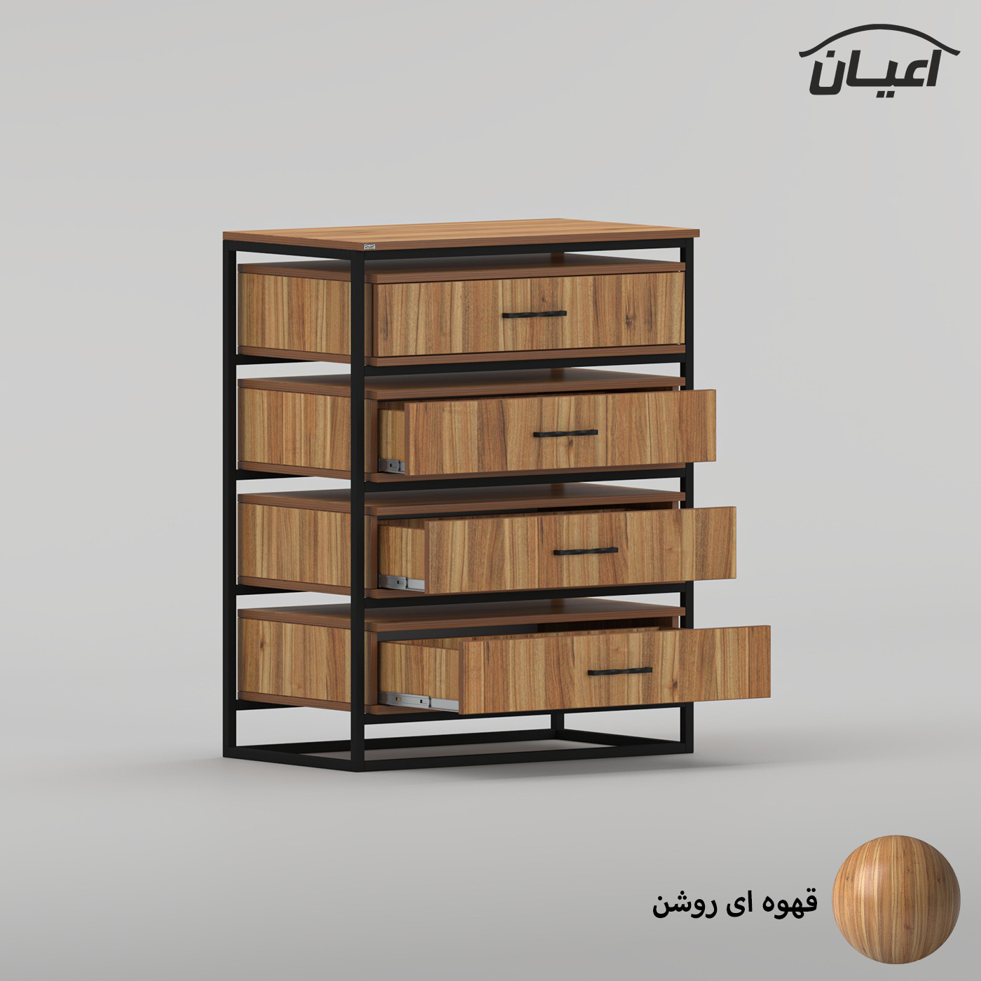 دراور اعیان مدل FH1068 چهار عدد کشو