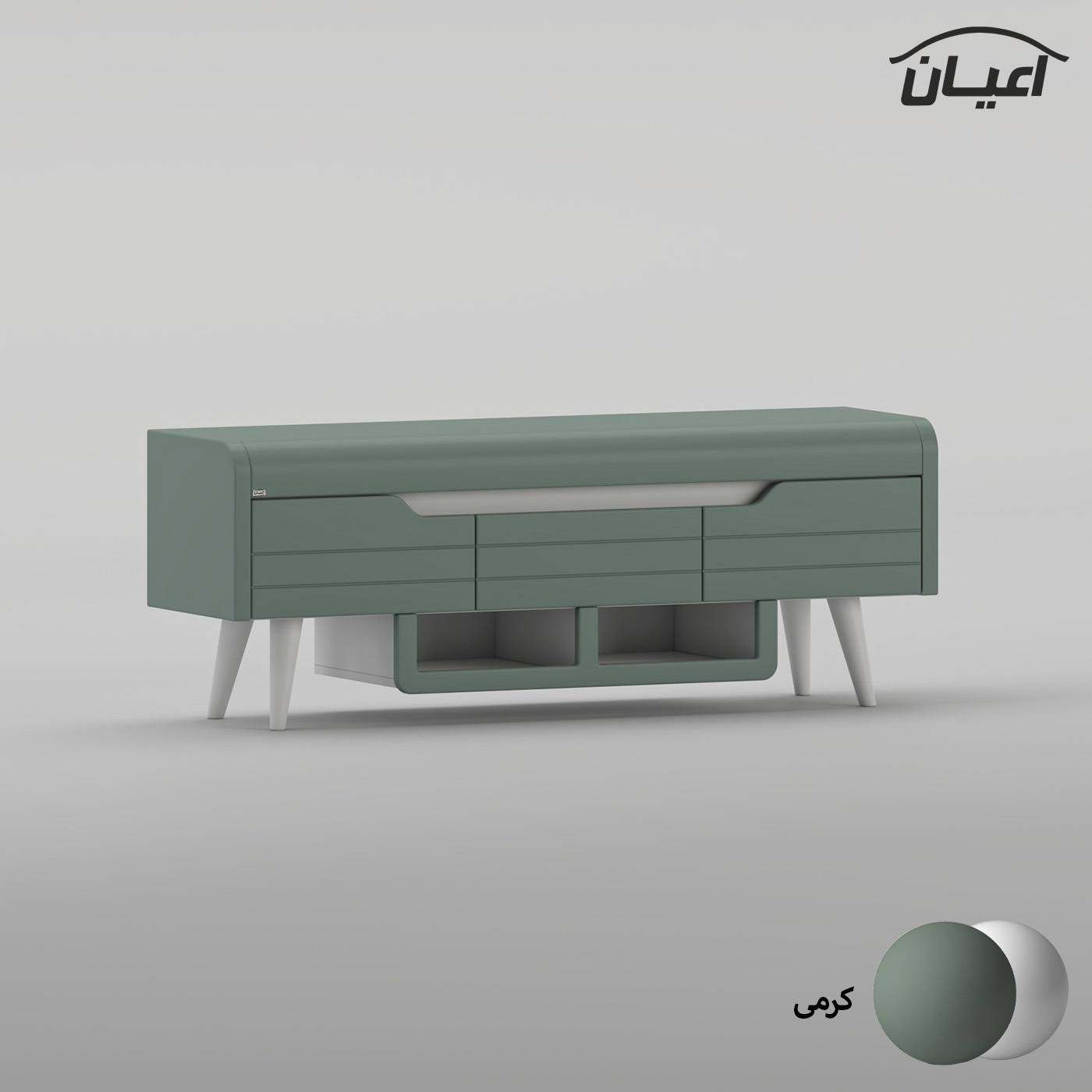 میز تلویزیون اعیان مدل FH1024 مناسب برای تلویزیون تا 55 اینچ