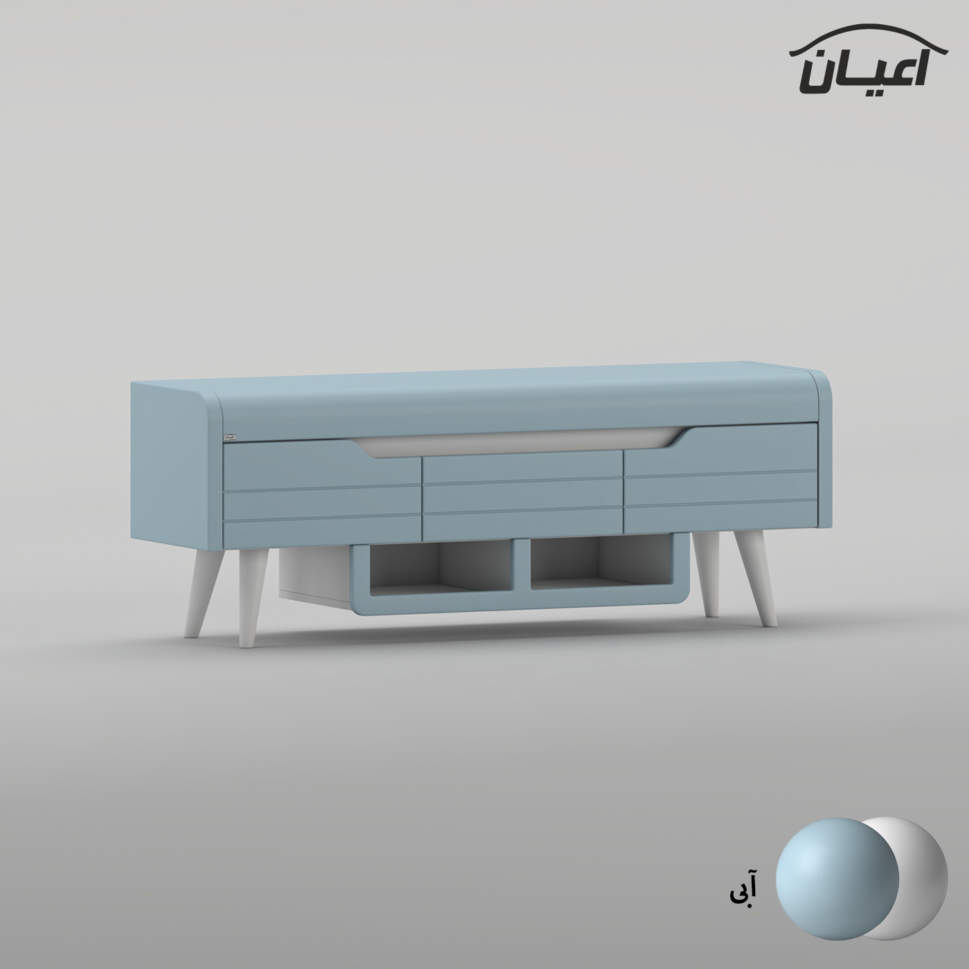 میز تلویزیون اعیان مدل FH1024 مناسب برای تلویزیون تا 55 اینچ