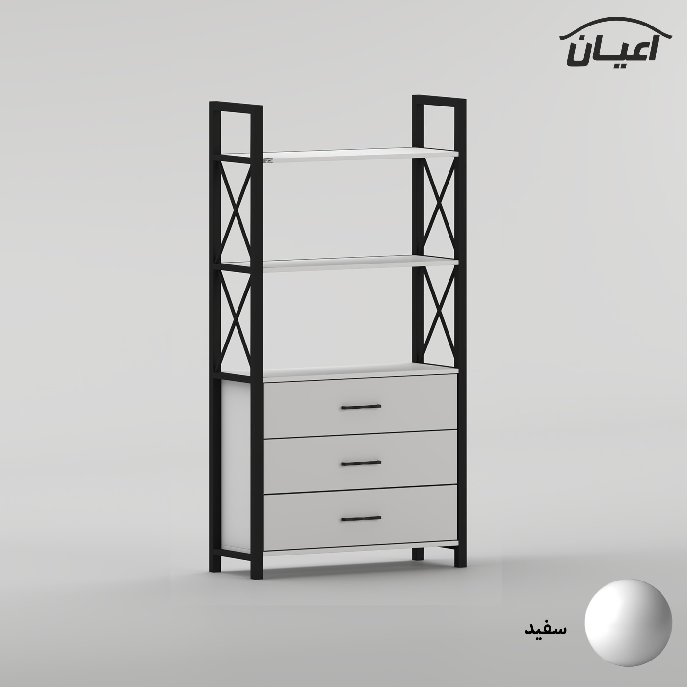 کتابخانه 3 طبقه اعیان مدل FH1060