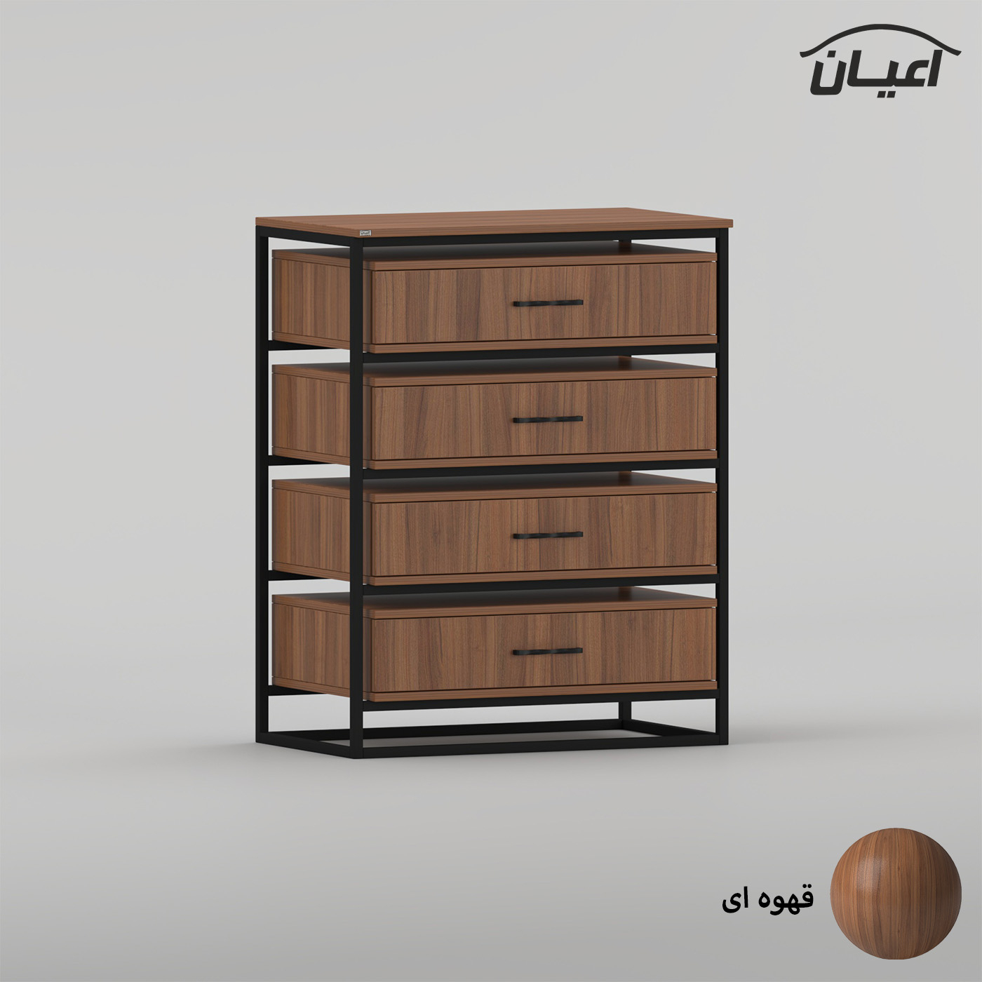 دراور اعیان مدل FH1068 چهار عدد کشو