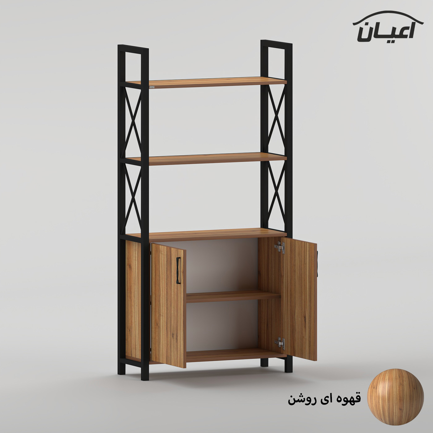 کتابخانه 3 طبقه اعیان مدل FH1056