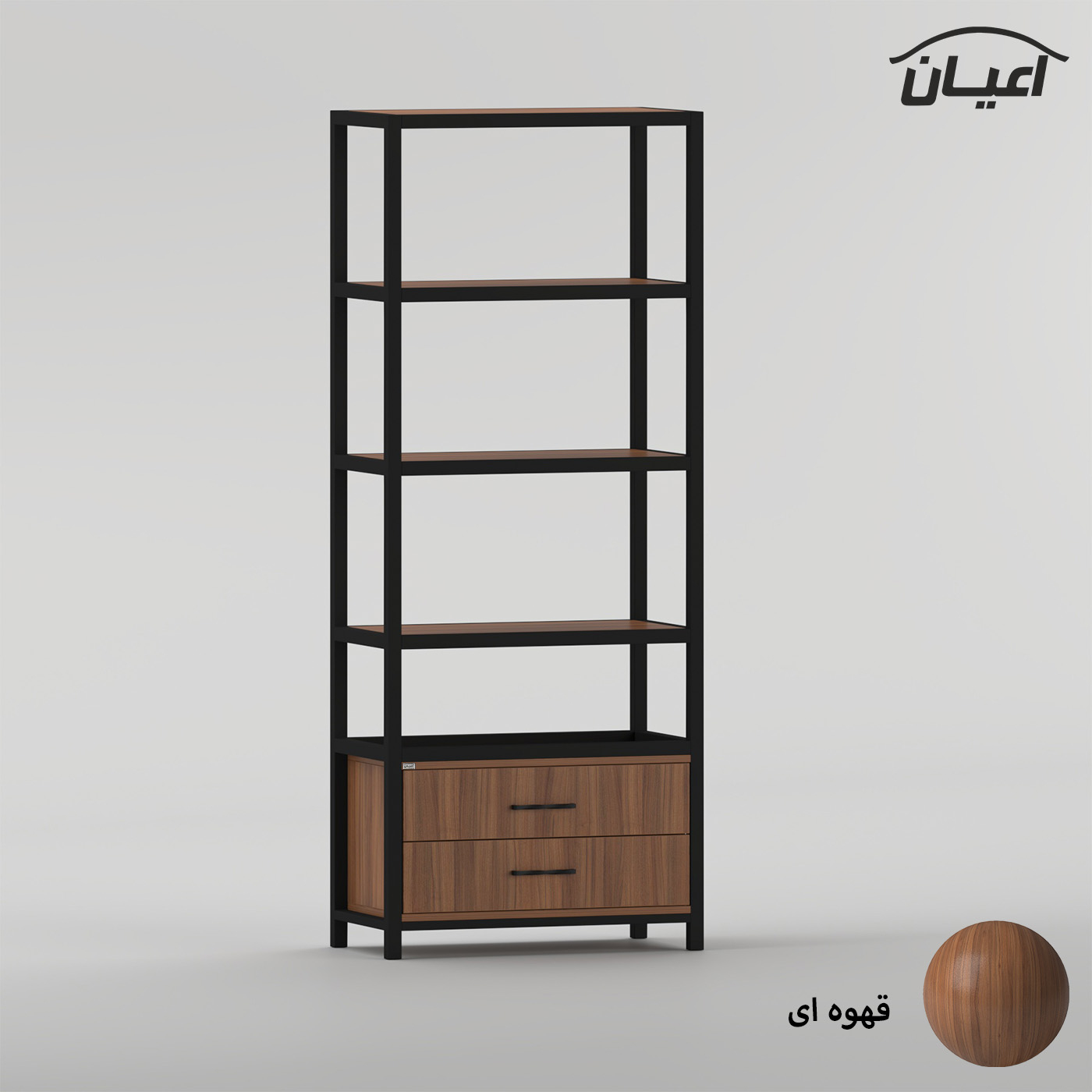 کتابخانه 4 طبقه اعیان مدل FH1057