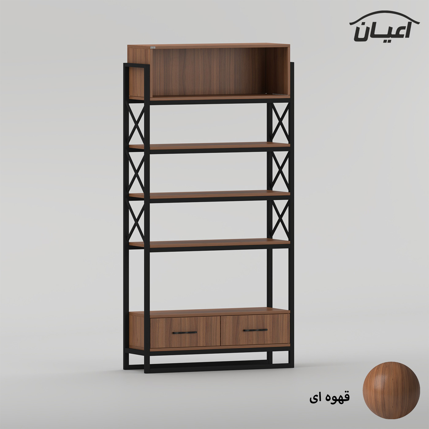 کتابخانه 4 طبقه اعیان مدل FH1055