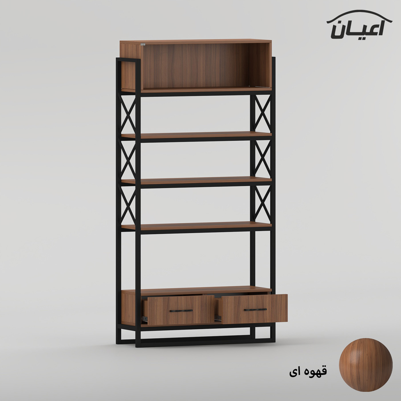 کتابخانه 4 طبقه اعیان مدل FH1055